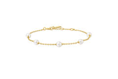  Miss Dainty - Gliederarmbänder - Silber / 14kt GP - Perle